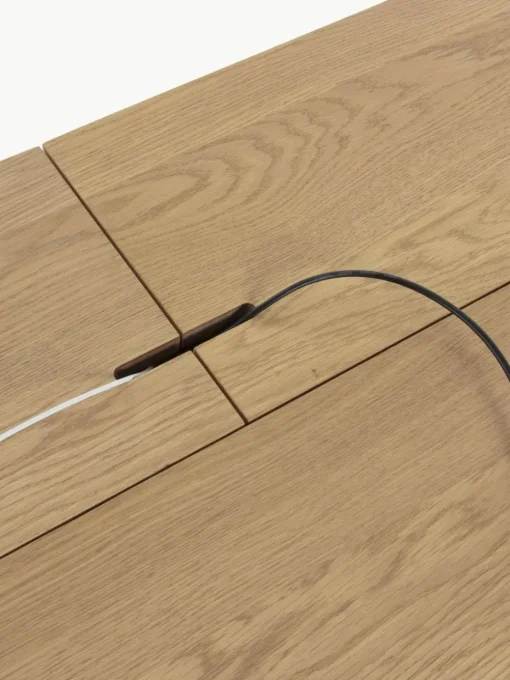 Holz-Schreibtisch Jacques mit Kabeldurchlass