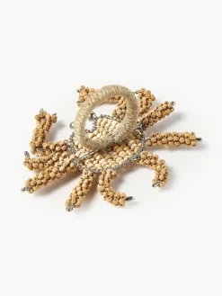Holz-Serviettenringe Crab, 2 Stück