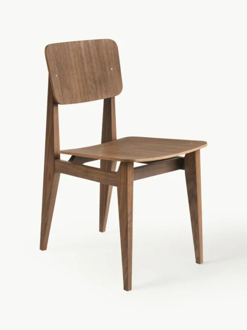 Holzstuhl C-Chair aus Walnussholz