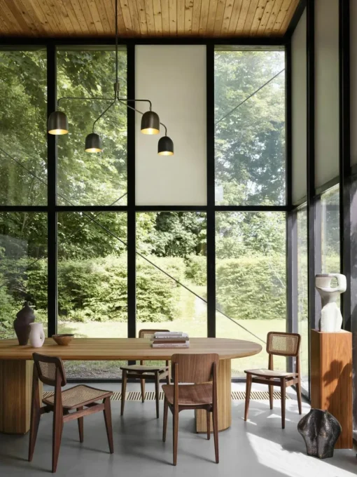 Holzstuhl C-Chair aus Walnussholz