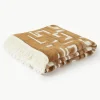 Jacquard-Tagesdecke Fran mit Fransenabschluss