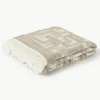 Jacquard-Tagesdecke Fran mit Fransenabschluss