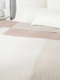 Jacquard-Tagesdecke Hekla aus Musselin