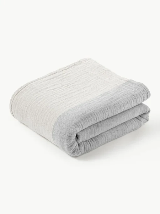 Jacquard-Tagesdecke Hekla aus Musselin