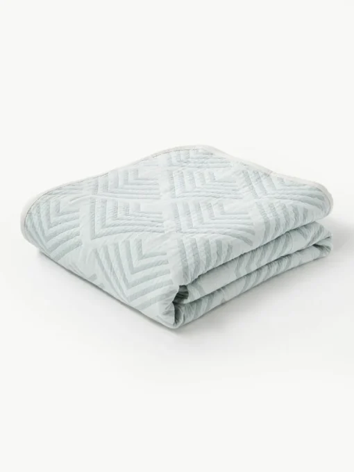 Jacquard-Tagesdecke Milano mit grafischem Muster