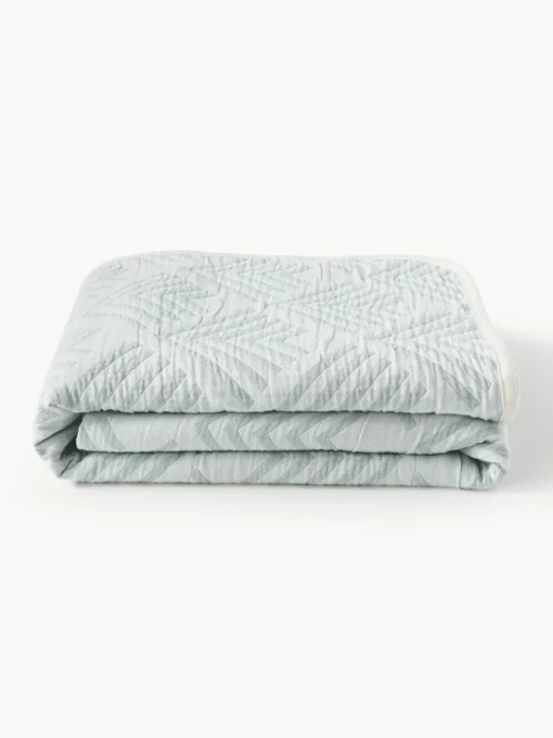 Jacquard-Tagesdecke Milano mit grafischem Muster