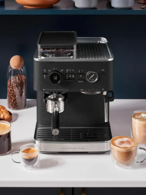 Kaffeemaschine Burr mit Siebträger