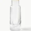 Karaffe Minna mit Rillenrelief und Goldrand, 1.1 L