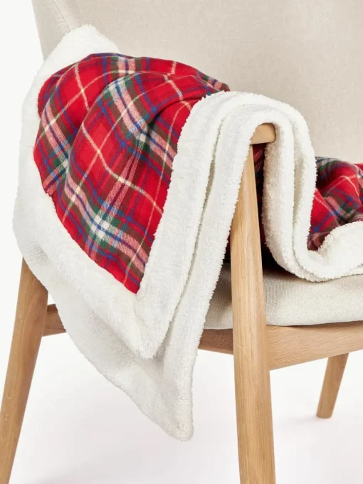 Karierte Kuscheldecke Gavin