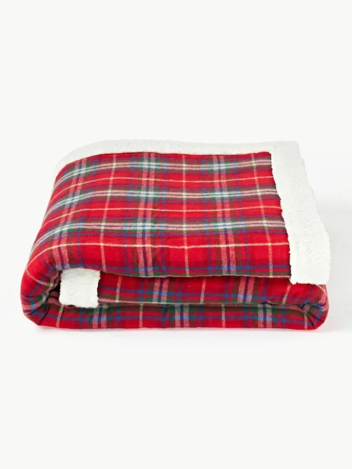 Karierte Kuscheldecke Gavin