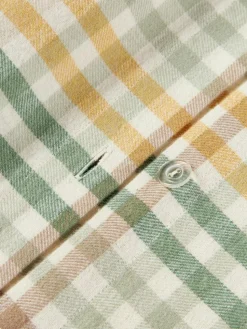 Karierter Flanell-Bettdeckenbezug Eli