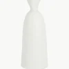 Keramik-Vase Striped, H 46 cm