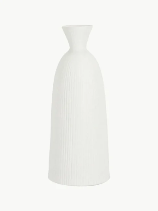 Keramik-Vase Striped, H 46 cm