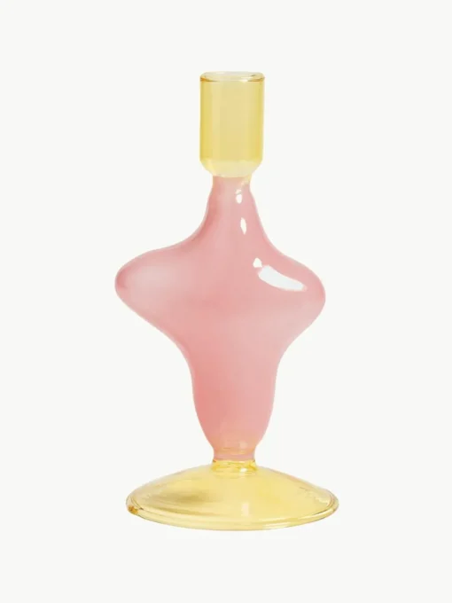 Kerzenhalter Flux aus Glas