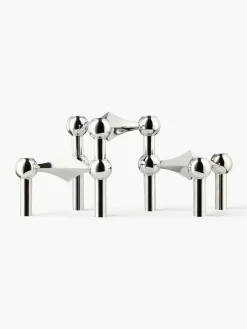 Kerzenhalter Stoff Nagel, 3er-Set