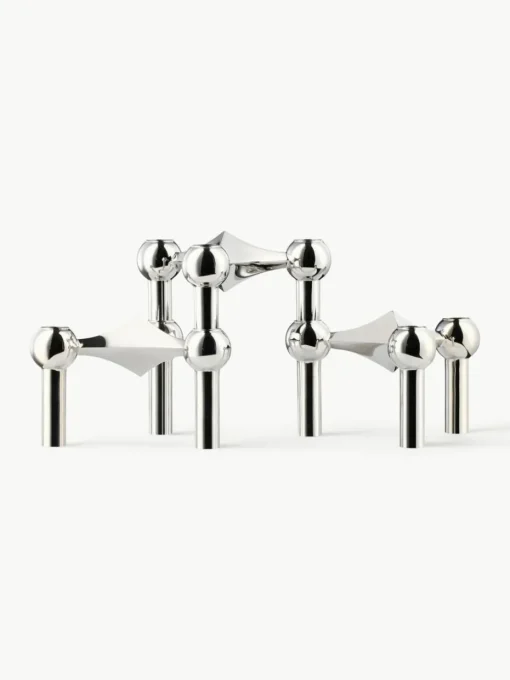 Kerzenhalter Stoff Nagel, 3er-Set