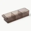Kühlschrank-Organizer Tower mit Trennwänden