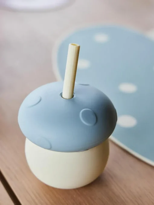 Kinderbecher Mushroom mit Strohhalm