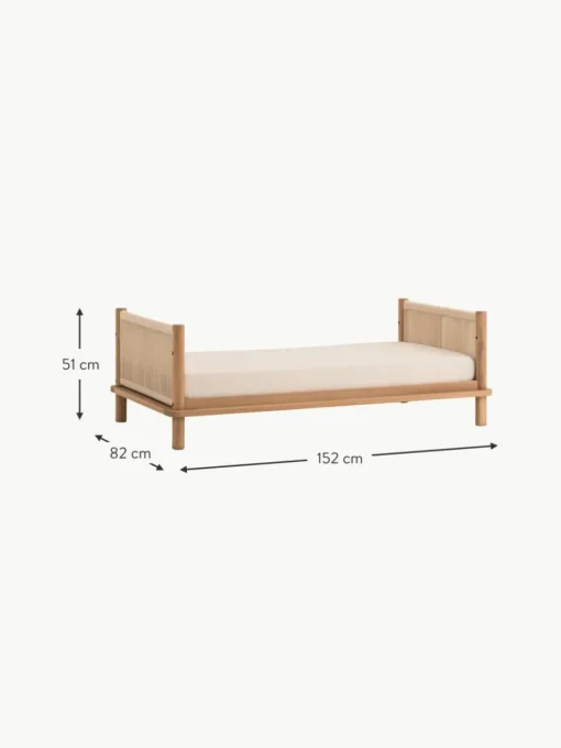 Kinderbett Latitude aus Eichenholz, 70 x 140 cm