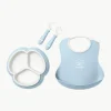 Kindergeschirr Bliss mit Lätzchen, 4er-Set