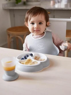 Kindergeschirr Bliss mit Lätzchen, 8er-Set