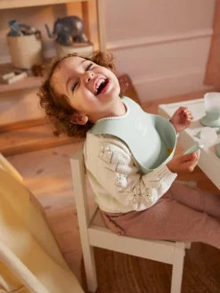 Kindergeschirr Bliss mit Lätzchen, 8er-Set