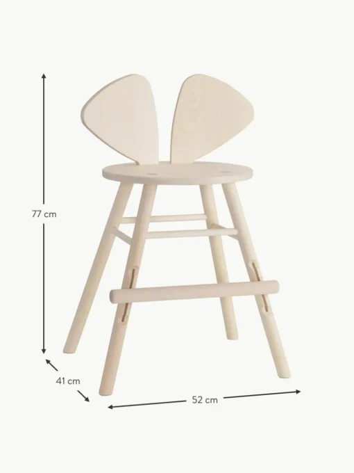 Kinder-Hochstuhl Mouse Junior aus Eichenholz
