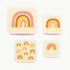 Kinder-Lunchboxen Rainbows, 4er-Set