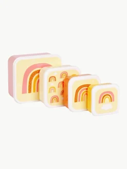 Kinder-Lunchboxen Rainbows, 4er-Set