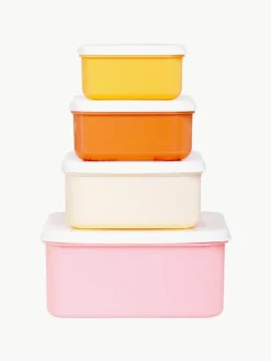 Kinder-Lunchboxen Rainbows, 4er-Set