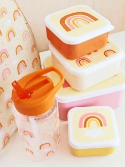 Kinder-Lunchboxen Rainbows, 4er-Set