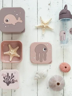 Kinder-Lunchboxen Sea Friends, 3er-Set