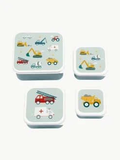 Kinder-Lunchboxen Vehicles, 4er-Set