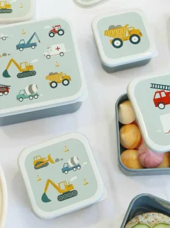 Kinder-Lunchboxen Vehicles, 4er-Set