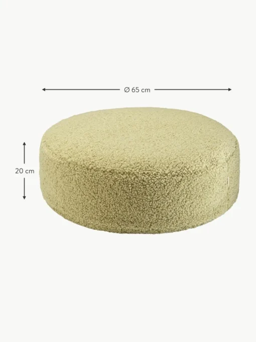 Kinder-Pouf Sugar aus Teddy, Ø 65 cm
