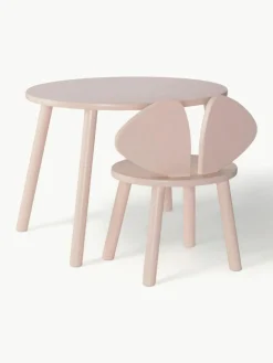Kindertisch Mouse mit Kinderstuhl, 2er-Set