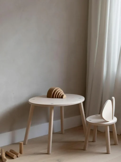 Kindertisch Mouse mit Kinderstuhl, 2er-Set