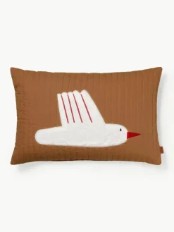Kissen Bird aus Bio-Baumwolle