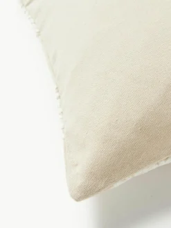 Kissenhülle Whatever mit bestickter Aufschrift