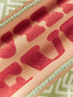 Kissenhülle Whatever mit bestickter Aufschrift