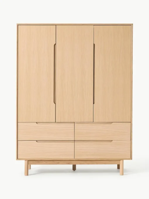 Kleiderschrank Cassy, 3-türig