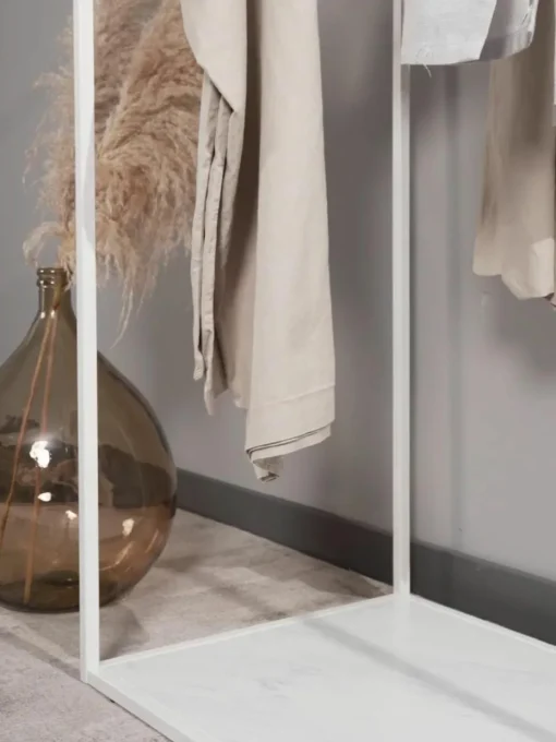 Kleiderstange Pacey mit Marmor-Optik