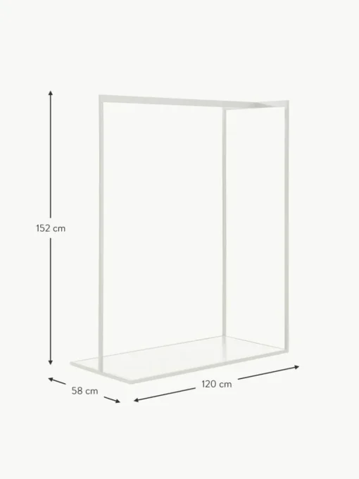 Kleiderstange Pacey mit Marmor-Optik