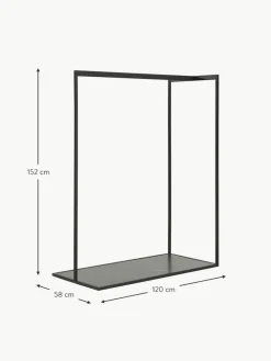 Kleiderstange Pacey mit Marmor-Optik