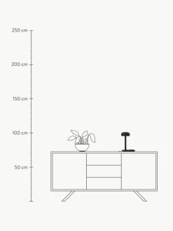 Kleine dimmbare LED-Tischlampe Emendo mit Ladestation
