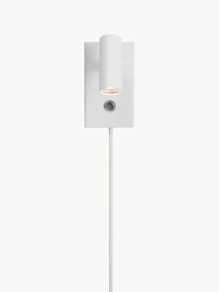 Kleine dimmbare LED-Wandleuchte Omari mit Stecker