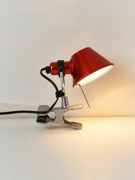 Kleine Klemm-Schreibtischlampe Tolomeo Micro Pinza