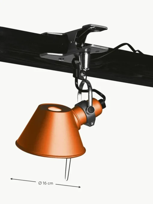 Kleine Klemm-Schreibtischlampe Tolomeo Micro Pinza