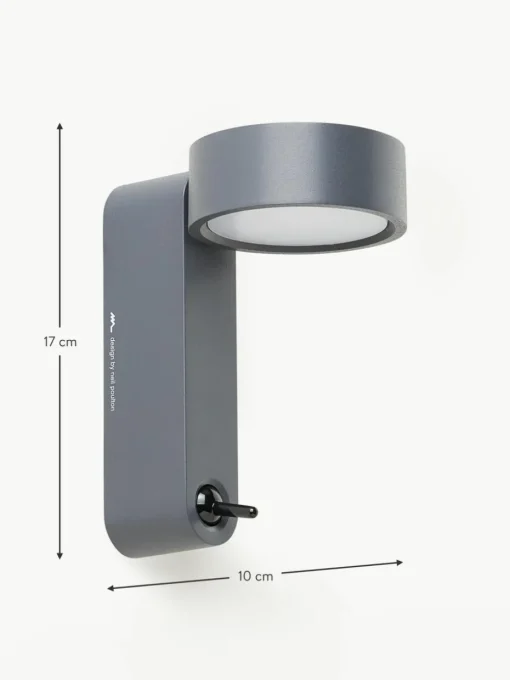 Kleine LED-Wandleuchte Toggle mit verstellbarem Lampenschirm
