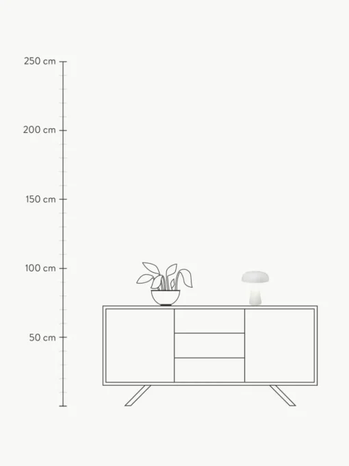 Kleine mobile LED-Außenleuchte My, dimmbar